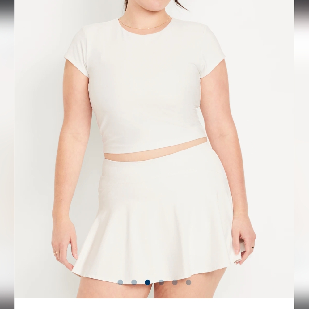 Old Navy White Skort Set Powersoft Line